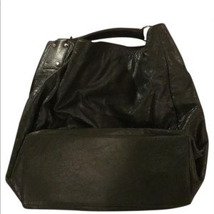 Balenciaga Classic Leather Bucket Bag